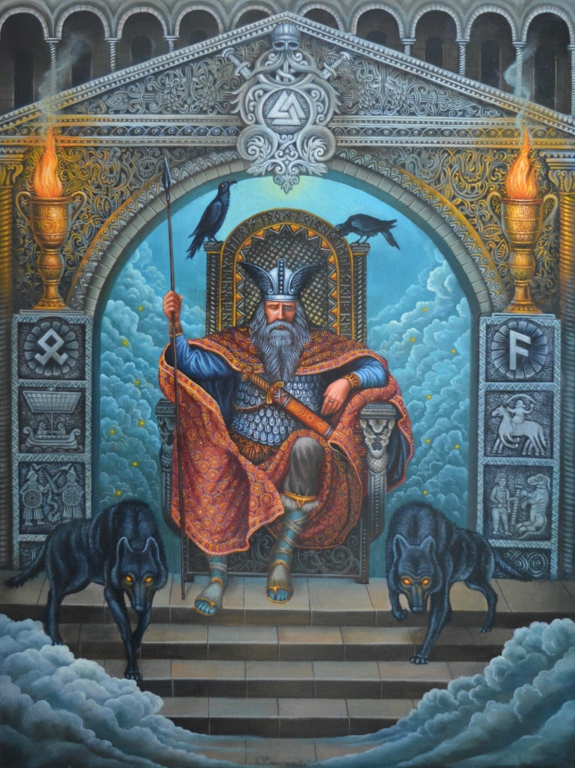 Painting for sale online - Odin