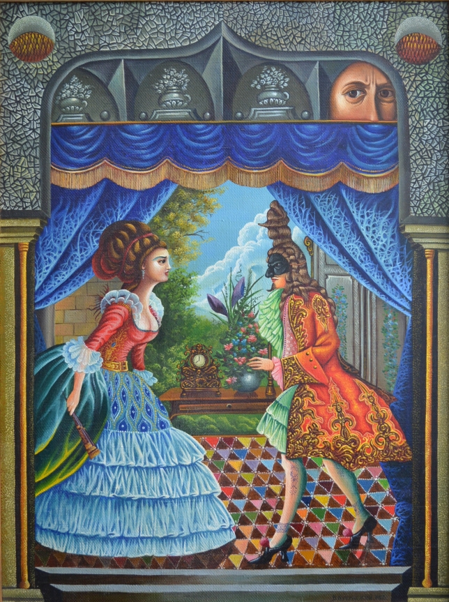 Painting for sale online - The mask. Who are you?