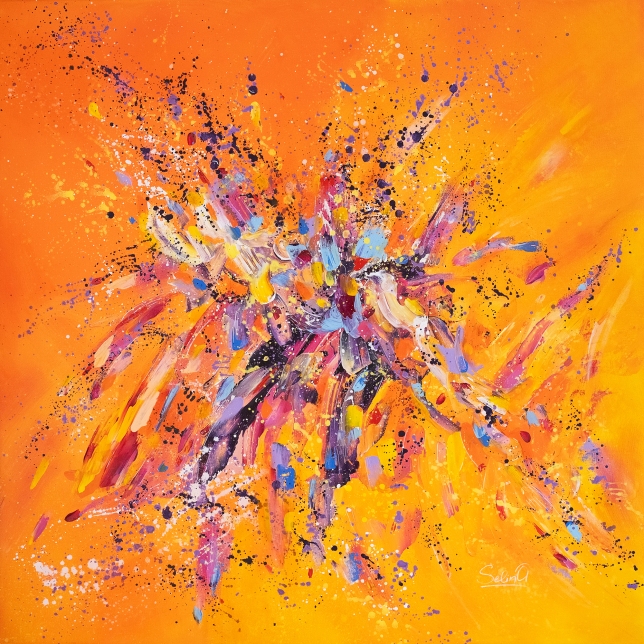 Painting for sale online - Orange joy