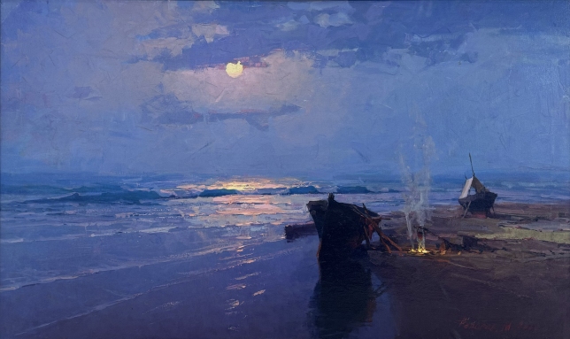 Painting for sale online - Fisherman's Dinner