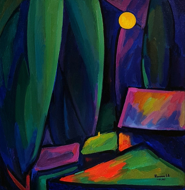 Painting for sale online - Silent night