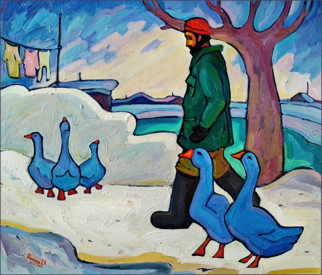 Painting for sale online - Promenade