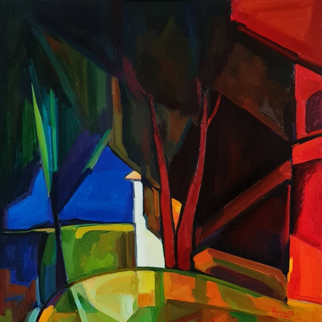 Painting for sale online - Red House