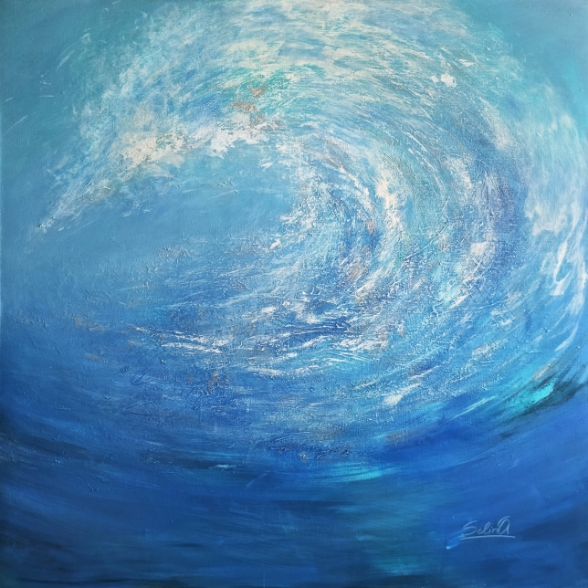 Painting for sale online - The Wave of happiness