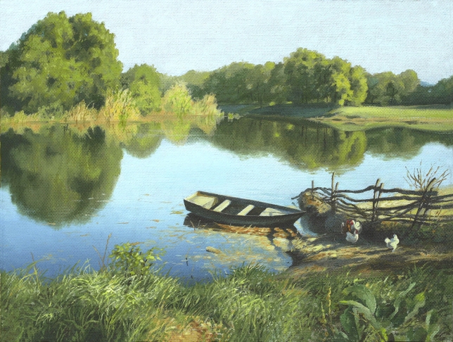 Painting for sale online - FLOODED MEADOWS