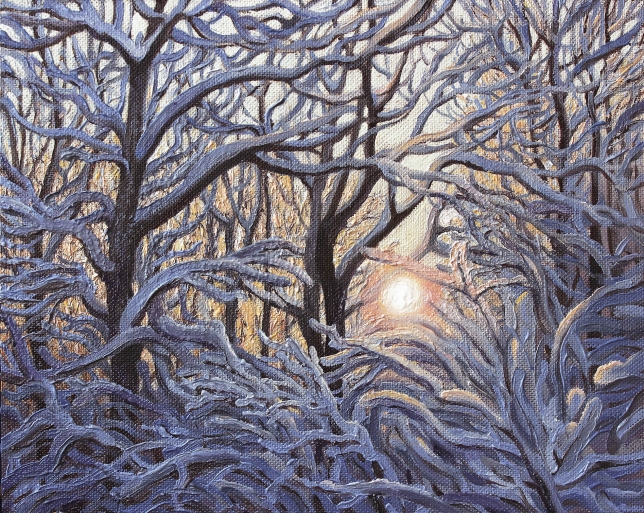 Painting for sale online - CRYSTAL DAY. FAREWELL