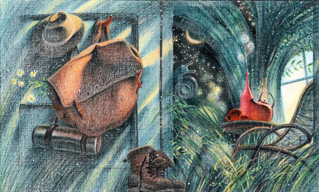 Painting for sale online - OPERATOR OF KALEIDOSCOPE. OPENING THE DOOR