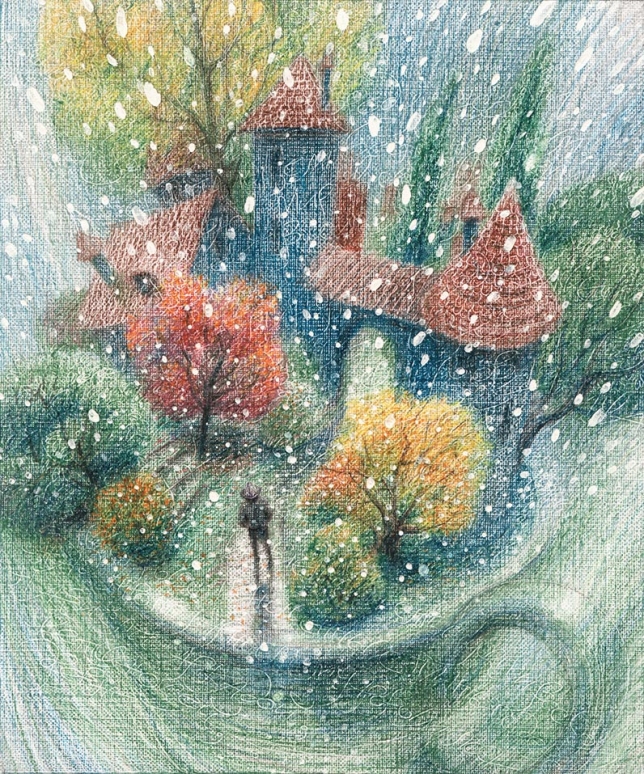 Painting for sale online - OPERATOR OF KALEIDOSCOPE. CONTEMPLATION