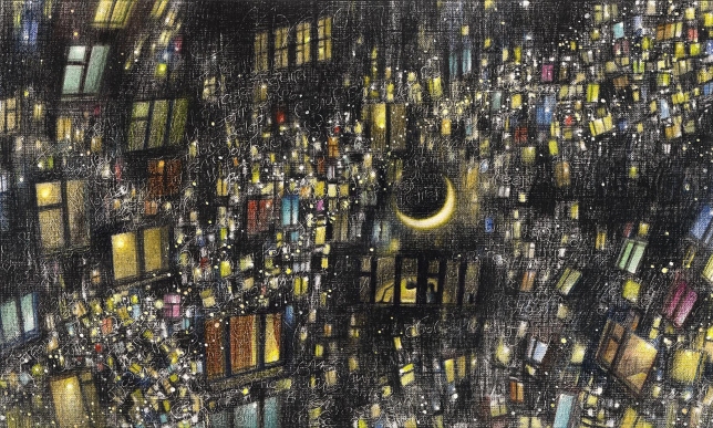 Painting for sale online - OPERATOR OF KALEIDOSCOPE. PLANETS OF PEOPLE