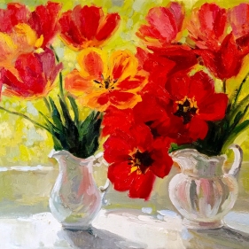 Painting for sale online - Bouquet of spring