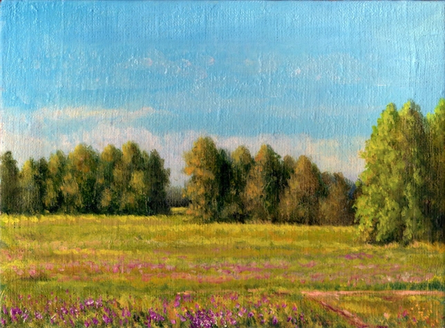 Painting for sale online - Among the Fields. July 3 