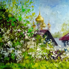 Painting for sale online - May in Pereslavl-Zalessky