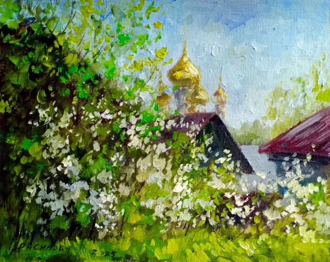 Painting for sale online - May in Pereslavl-Zalessky