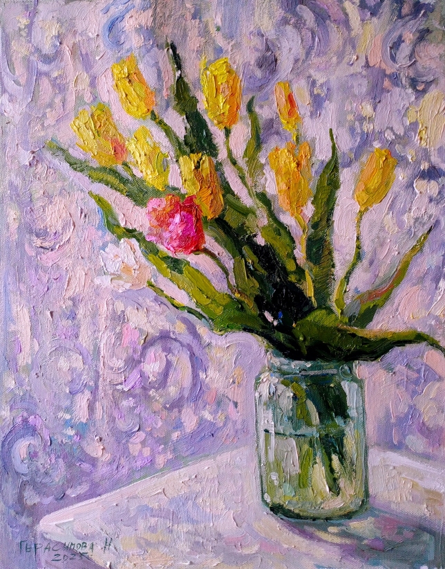Painting for sale online - Spring openwork