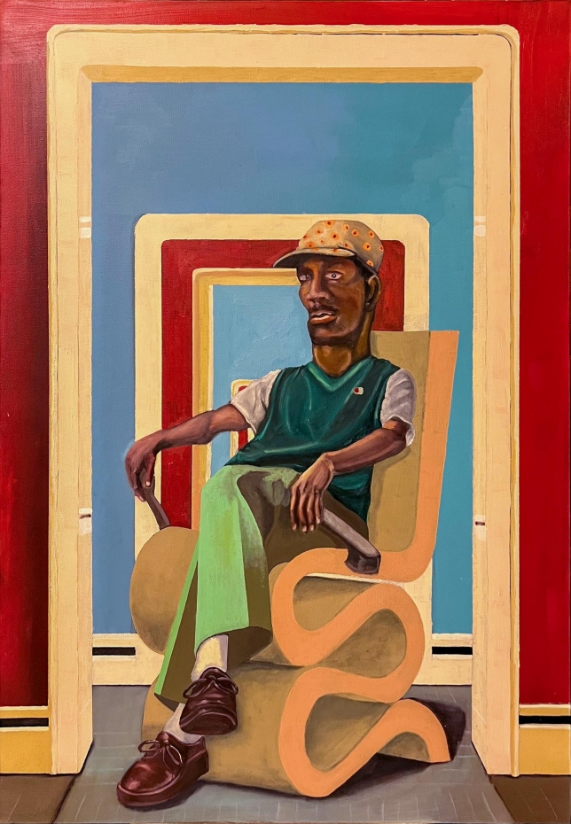 Painting for sale online - Jerome On The Wiggle Side Chair