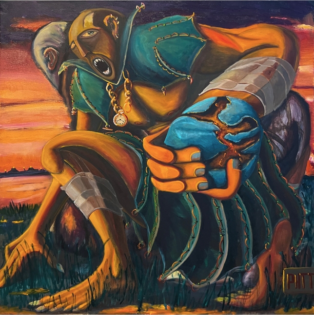 Painting for sale online - The Guardian Of Matter