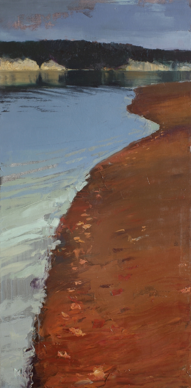 Painting for sale online - Kama (Walking on the beach after the rain)