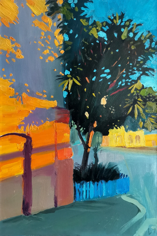 Painting for sale online - Streets of Tbilisi