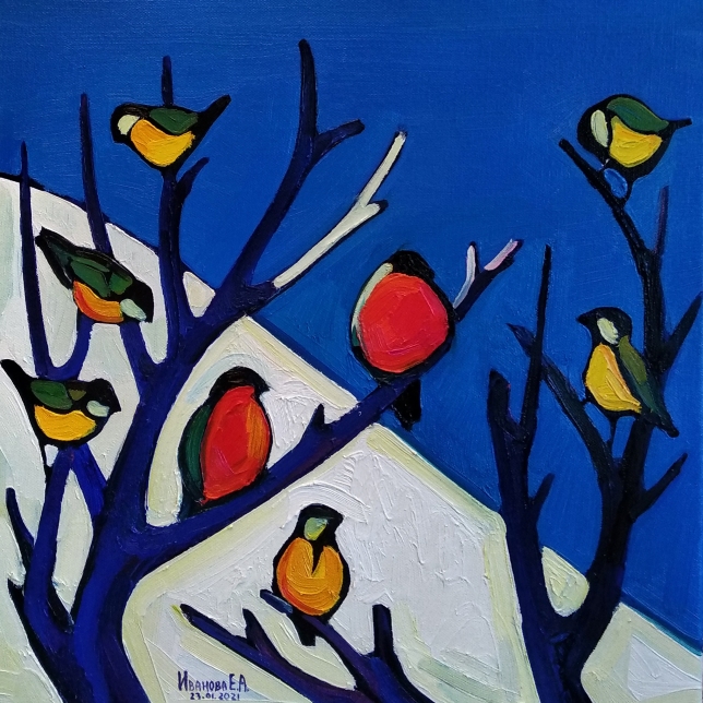Painting for sale online - Waiting for spring