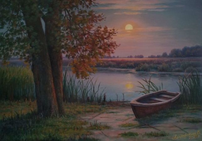 Painting for sale online - Moonrise