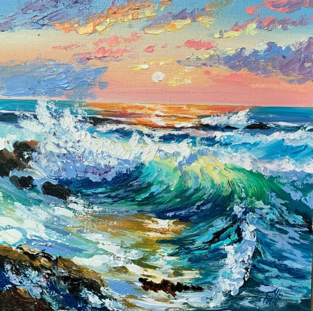 Painting for sale online - Surf noise
