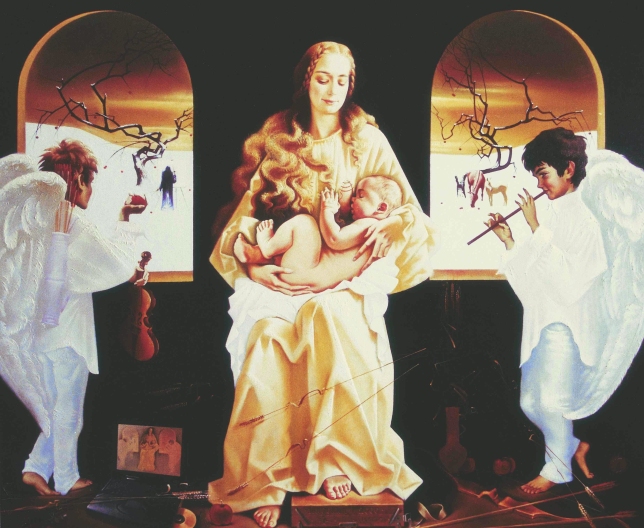 Painting for sale online - Madonna