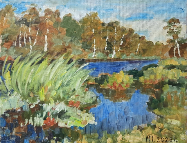 Painting for sale online - Windy day