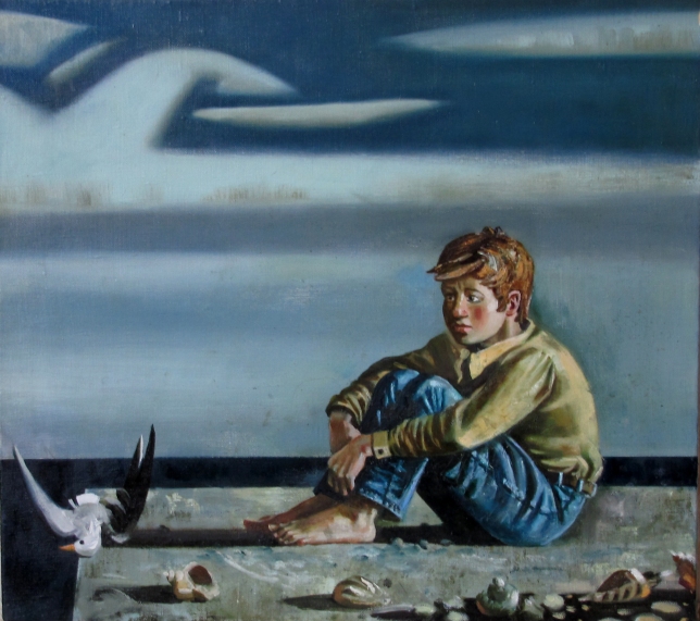 Painting for sale online - On the pier