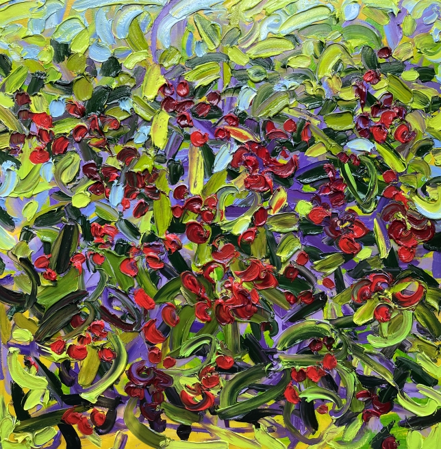 Painting for sale online - Juicy cherries