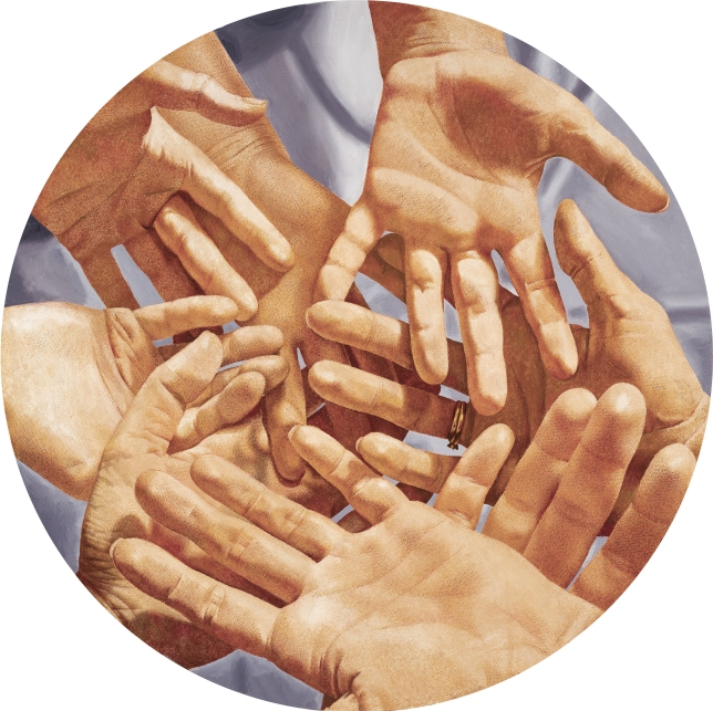 Painting for sale online - HANDS 1 