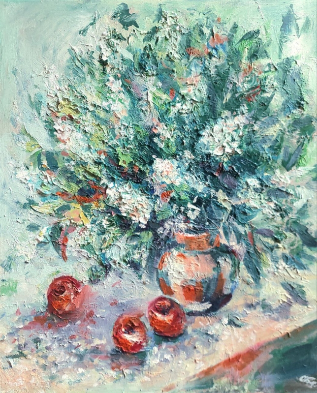 Painting for sale online - Bird cherry