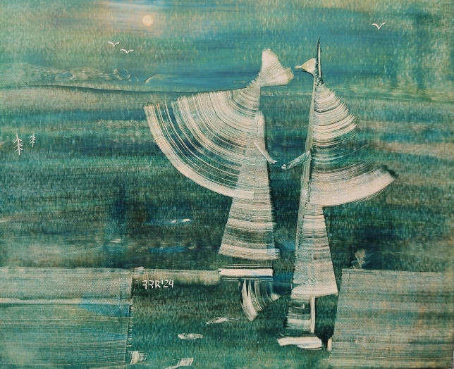 Painting for sale online - Meeting