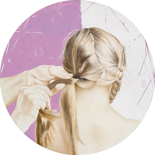 Painting for sale online - From the Braids series 