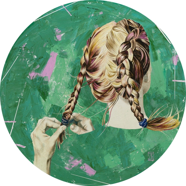 Painting for sale online - From the Braids series