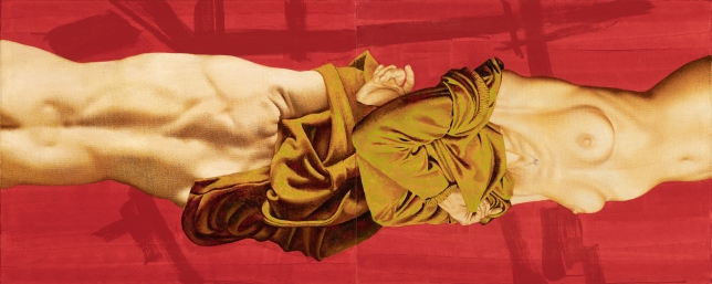 Painting for sale online - The diptych the flight 