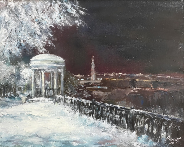 Painting for sale online - WINTER VOLGOGRAD