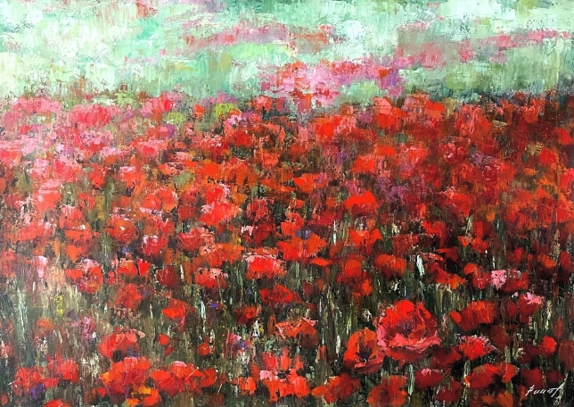 Painting for sale online - POPPIES