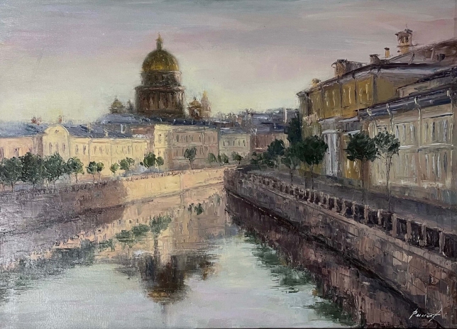 Painting for sale online - VIEW OF ST ISAAC'S CATHEDRAL