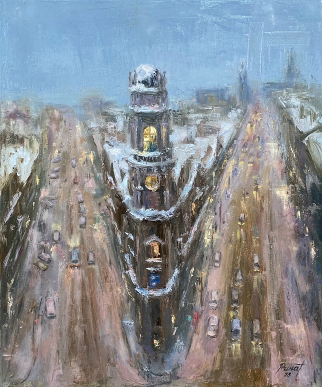 Painting for sale online - FIVE CORNERS OF SAINT PETERSBURG