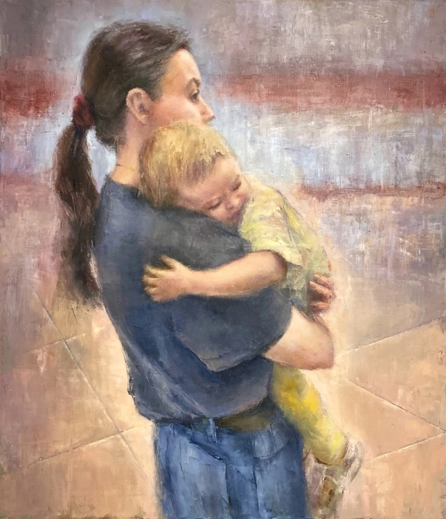 Painting for sale online - Fell asleep