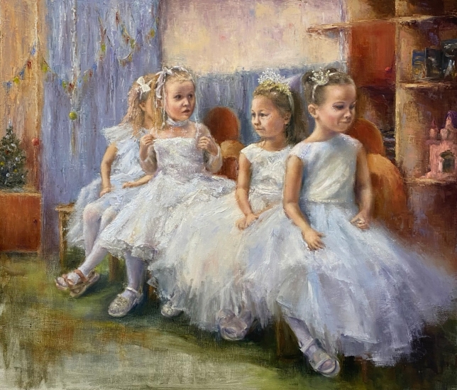 Painting for sale online - Snowflakes