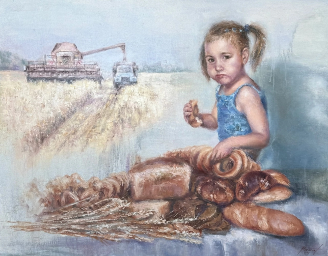 Painting for sale online - Bread Festival