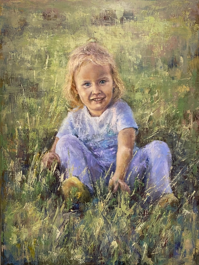 Painting for sale online - Summer at the dacha