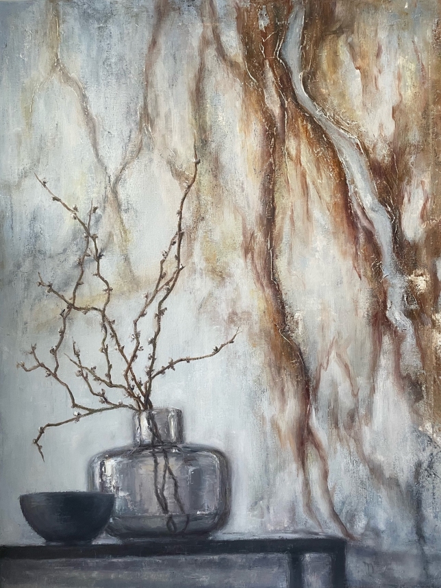 Painting for sale online - Still life with willow