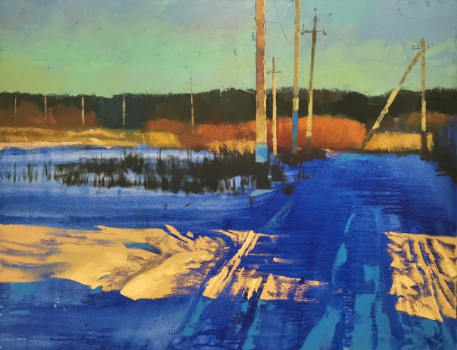 Painting for sale online - Winter sun