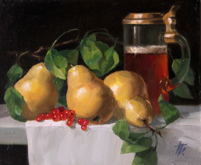 Painting for sale online - Still life with pears