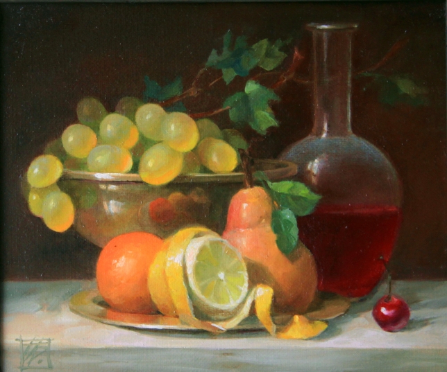 Painting for sale online - Still life with grapes