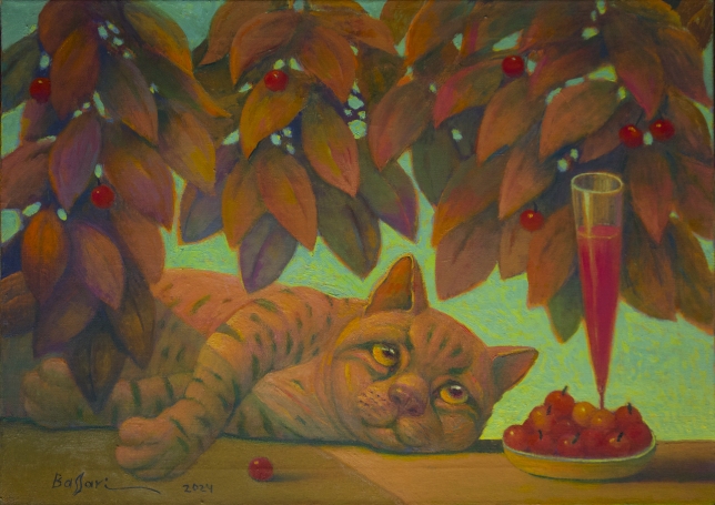 Painting for sale online - Cat