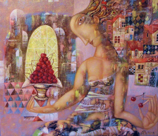 Painting for sale online - Cherry morning