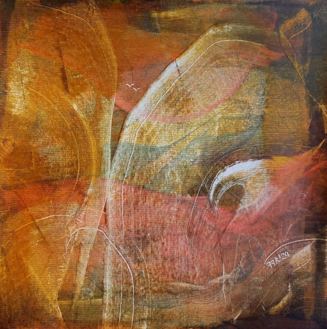 Painting for sale online - Woman and elephants